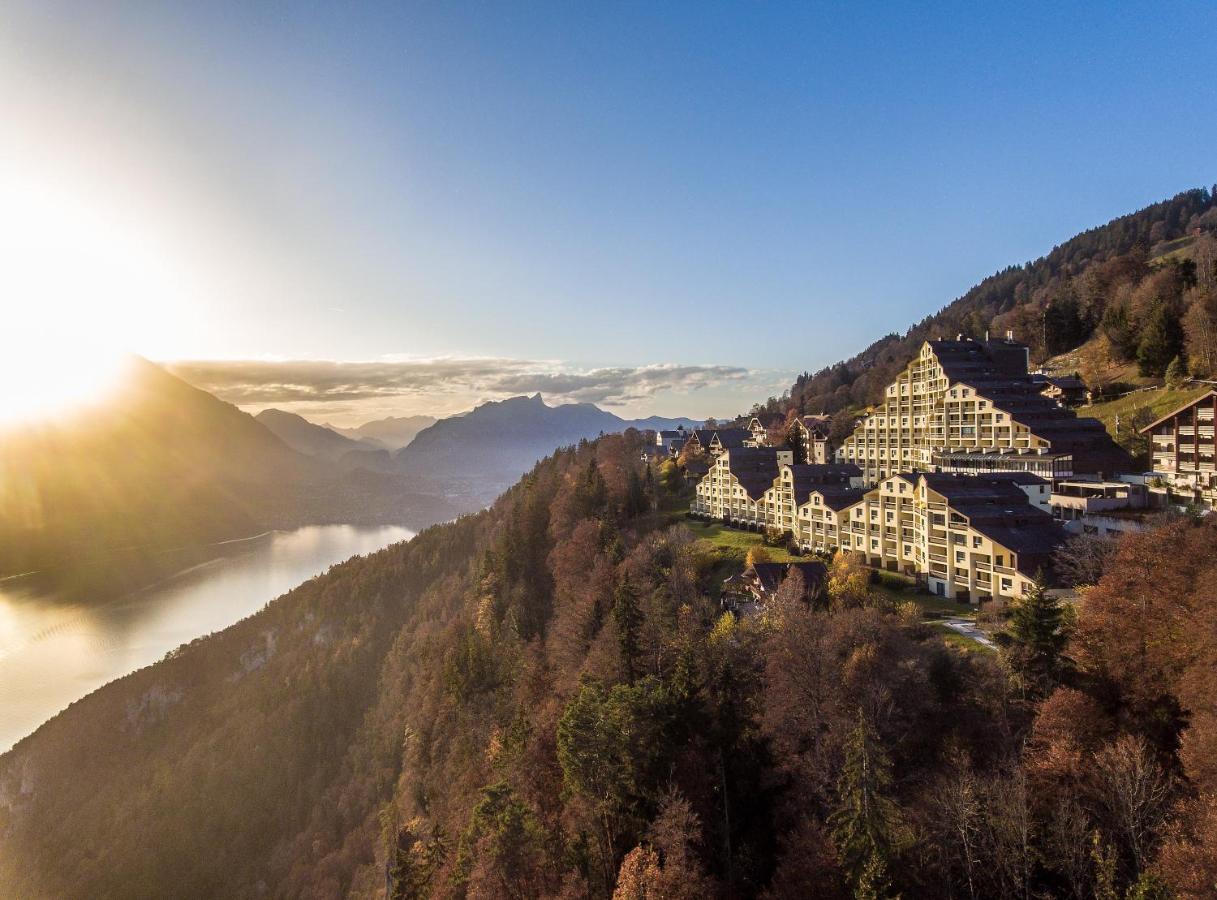 Apartment Alpenrose 2.5 Mit Mitbenutzung Spa & Wellness - Griwa Rent Ag Beatenberg Eksteriør billede