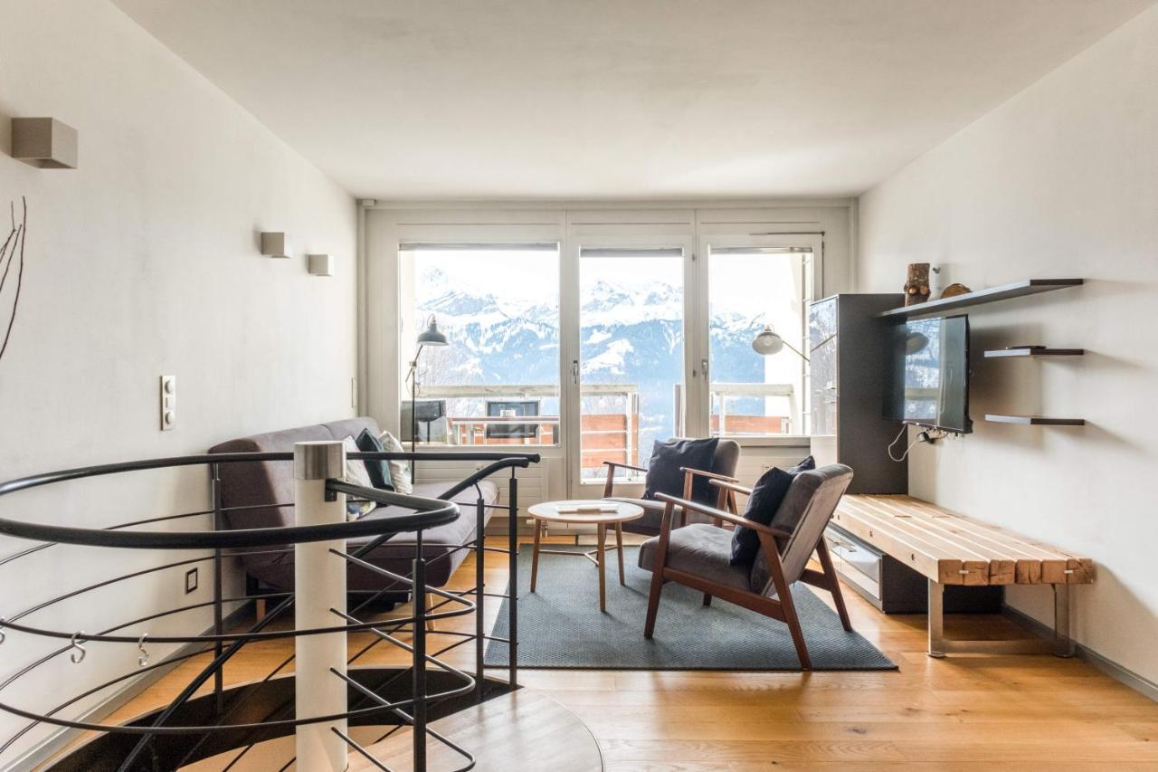 Apartment Alpenrose 2.5 Mit Mitbenutzung Spa & Wellness - Griwa Rent Ag Beatenberg Eksteriør billede