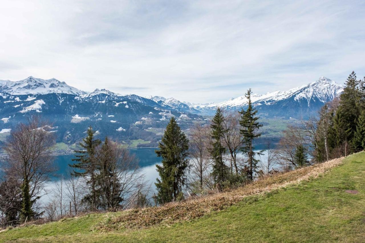 Apartment Alpenrose 2.5 Mit Mitbenutzung Spa & Wellness - Griwa Rent Ag Beatenberg Eksteriør billede
