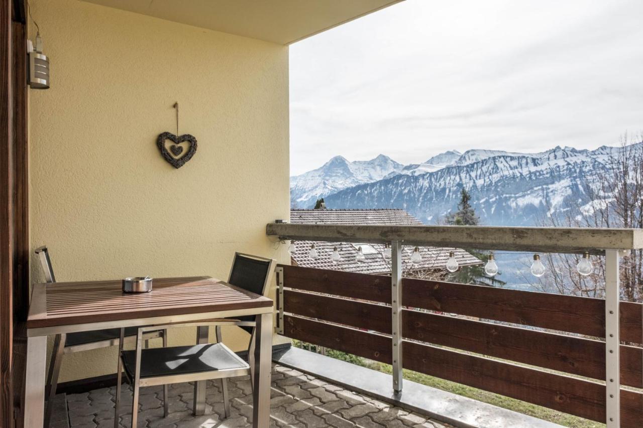 Apartment Alpenrose 2.5 Mit Mitbenutzung Spa & Wellness - Griwa Rent Ag Beatenberg Eksteriør billede